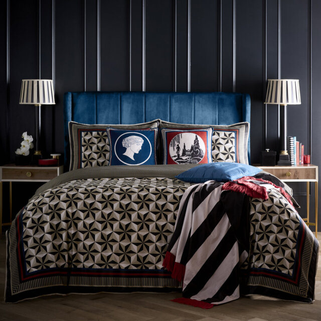 Laurence Llewelyn-Bowen Goddess Cushion Teal