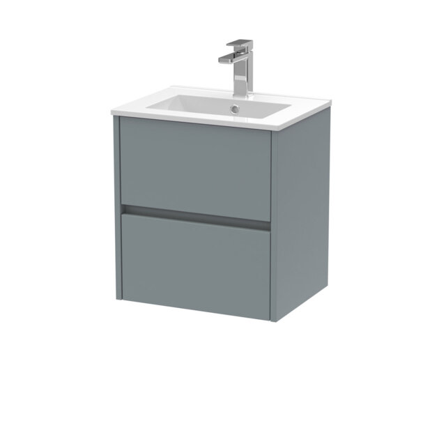 500mm Wall Mounted Single Bathroom Vanity with Vitreous China Vanity Top