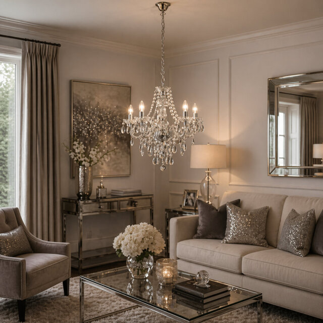 5-Light Candle-Style Chandelier