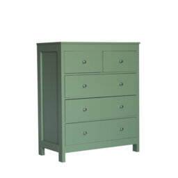 Banbury Sage Green Painted Chest of 6 Drawers by Chiltern Oak Furniture |  uFurnish.com