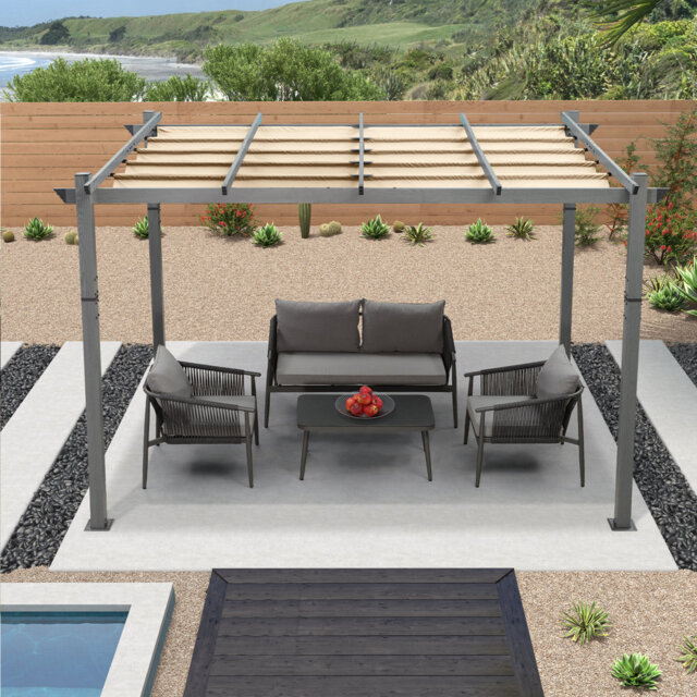4m x 3m Aluminium Pergola