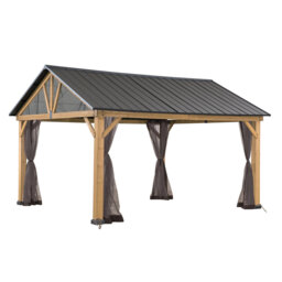 Net for cedar wood gazebo 336cm x 394cm, Kalossi