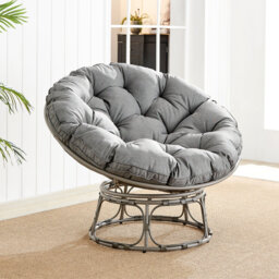 Yucaipa Cosy Moon Pod Garden Chair with Cushion - Patio or Conservatory Papasan Chair