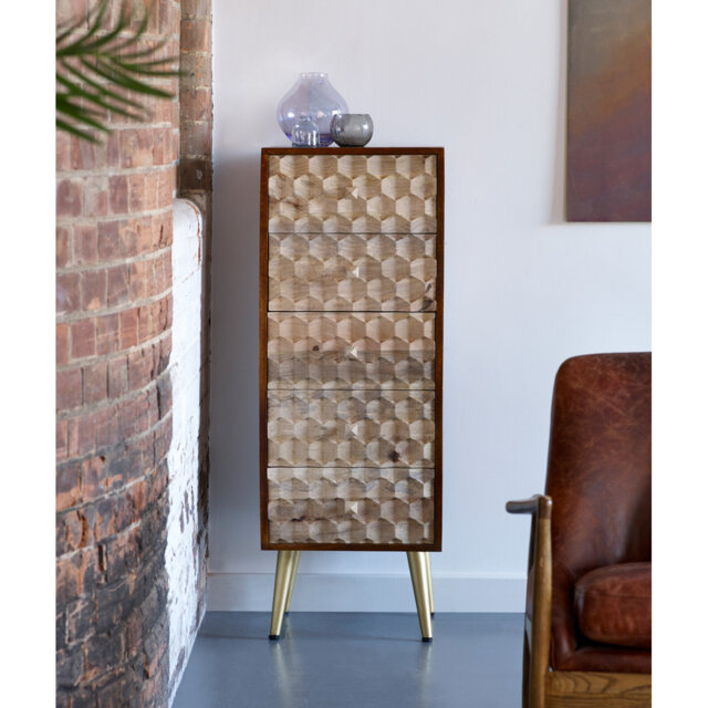 Pettingell 5 - Drawer Chest of Drawers