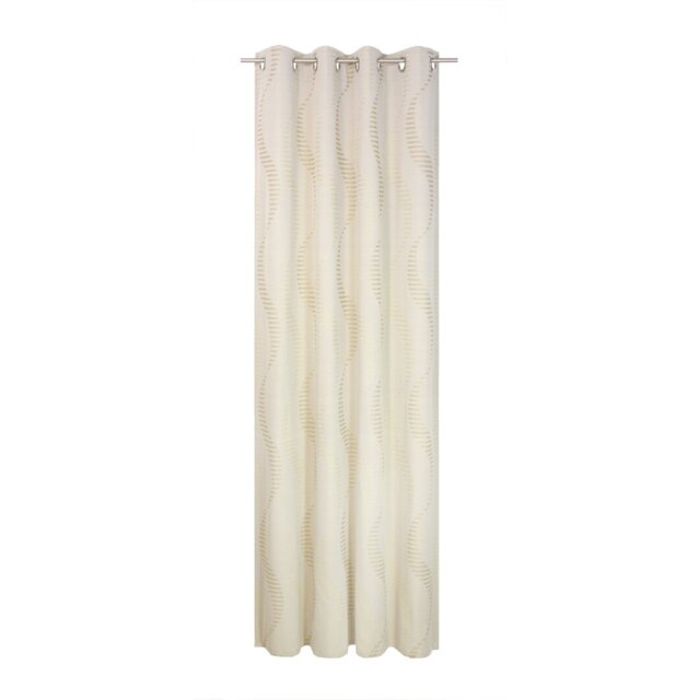 Pearson Eyelet Curtain, single panel, opaque