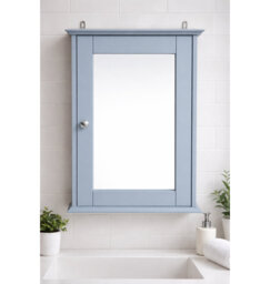 Mcgee 344.93mm W 525mm H Surface Framed Medicine Cabinet Mirror 1 Fixed