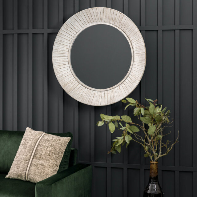 Akita Round Mirror