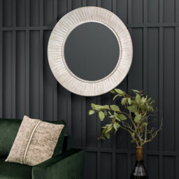 Akita Round Mirror