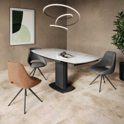 Condace Metal Base Dining Table