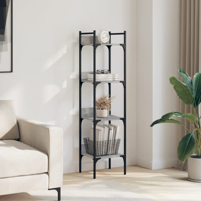 138.5cm H x 35cm W Steel Standard Bookcase