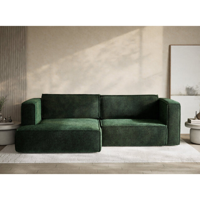 Four-Seater Corner Sofa With Bed Function