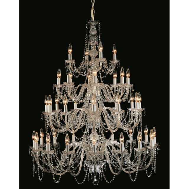 Weatherford 40-Light Candle-Style Chandelier