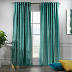 Extra Long & Extra Wide Matte Velvet Curtain Panel