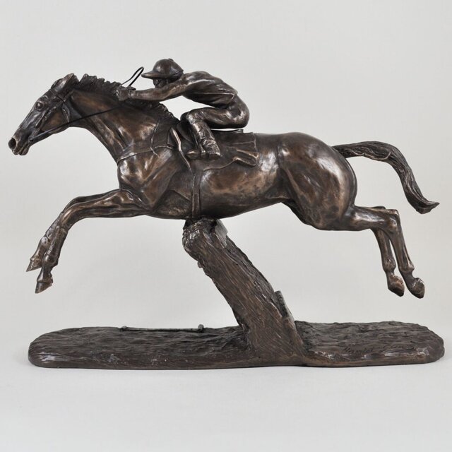 Animal Istbraq Racing Bronze Horse Figurine
