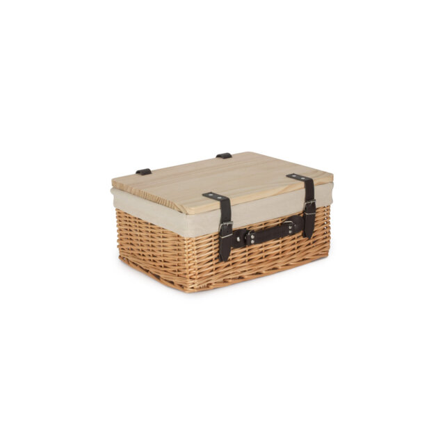 Wicker Gift or Storage Hamper with Lining