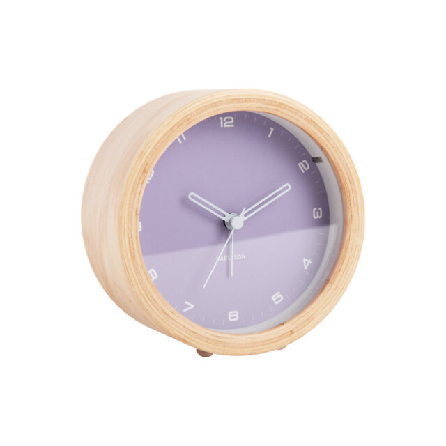 Wood Mechanical Alarm Tabletop Clock