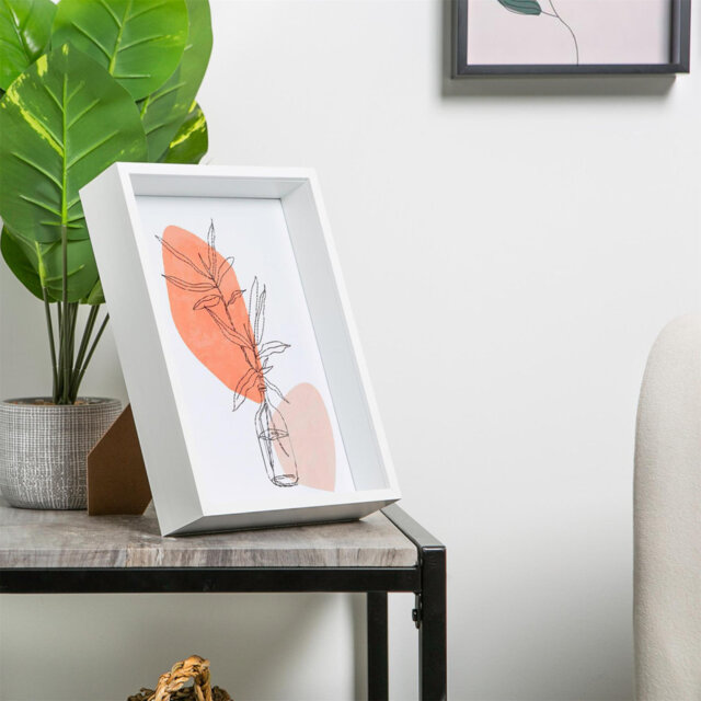 "3D Deep Box Photo Frame with A5 Mount - A4 (8"" x 12"")"