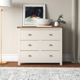 Octavius 110cm W 6 - Drawer Chest of Drawers