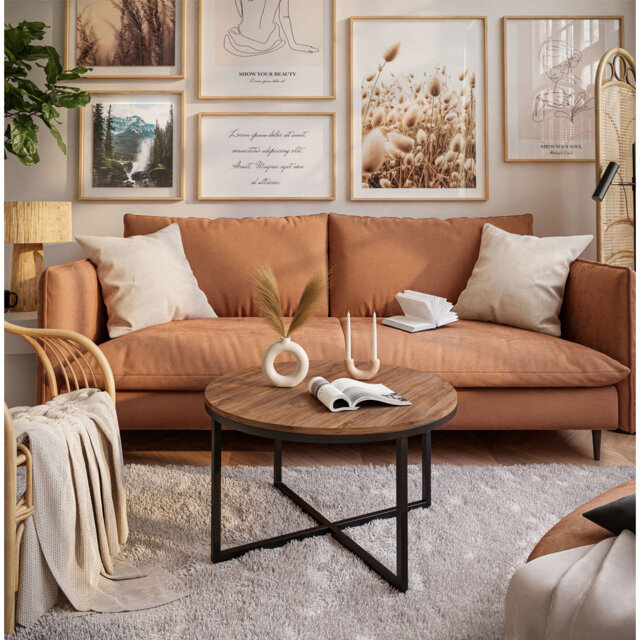 Elona Cross Legs Coffee Table