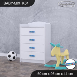 Baby Mix Kids 4 - Drawer Dresser