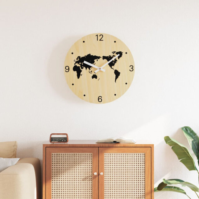 Barica Manufactured Wood Wall Clock