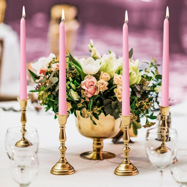 Unscented Taper Candle