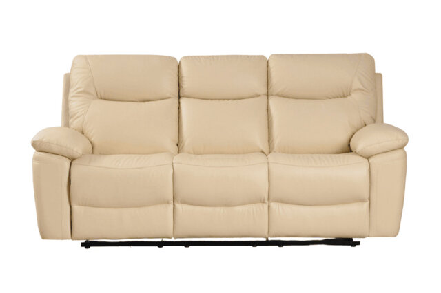 Celarian Genuine Leather Electric Power Recliner 3 Seater