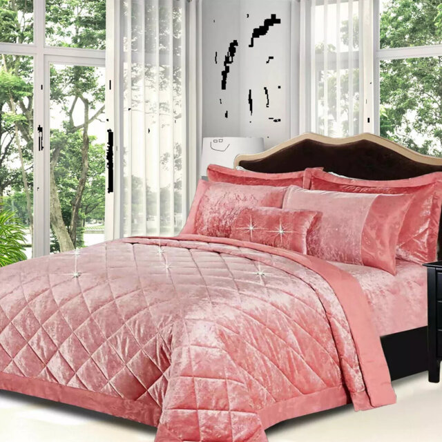 Polyester Bedspread with Pillow Shams Included
