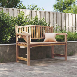 Tapscott Solid Teak Wood With Waterbase Finish Outdoor Bench