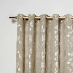 Metal Sliced Antique Brass Stainless Steel Adjustable 160cm to 300cm 2cm Single Curtain Pole