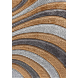 Boise Grey/Orange Shaggy Indoor/Outdoor Rug