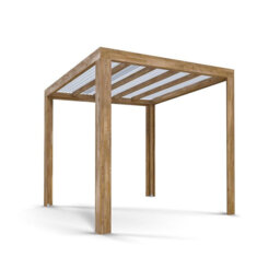 Dunster House Pergola with Roof Pressure Treated Wooden Outdoor Canopy Shelter TerraCube