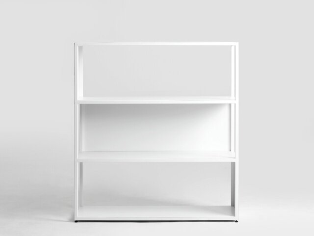 Rayne 110cm H Steel Geometric Bookcase