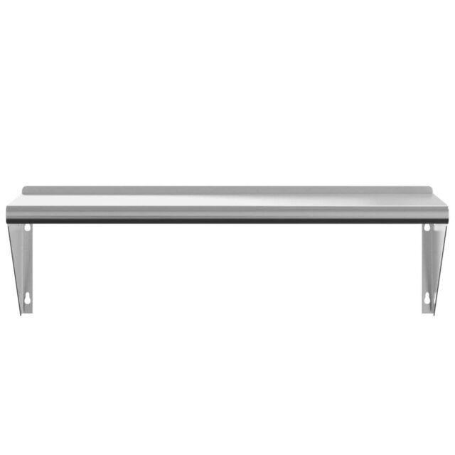 Latitude Run Wall Shelf Stainless Steel