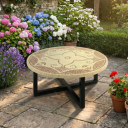 Provence Garden Stone Mosaic Coffee Table