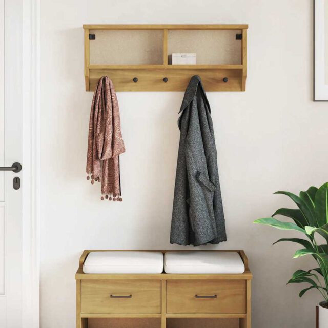 Solid Wood Coat Rack