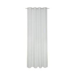 Alderete Cotton Blend Eyelet Curtain single Panel, opaque