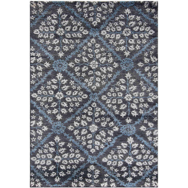 Geometric Hand Knotted 116cm X 174cm Area Rug