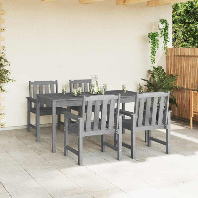 Garden Chair Polyethylene Outdoor Seating Modern Patio Furniture Lawn