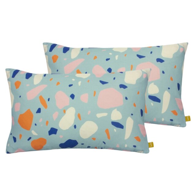 Abstract Rectangular Lumbar Cushion