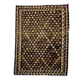 Rimmer Handmade Kilim Wool Beige/Brown Rug