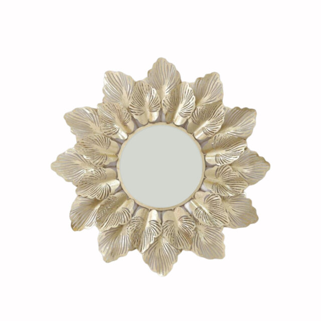 Deverel Metal Round Wall Mirror