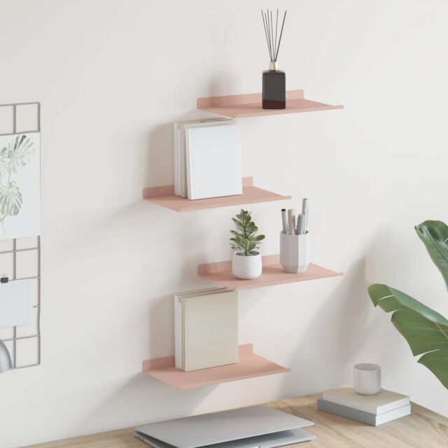 Floating Shelf Wall-Mounted Steel Home Storage Shelving Modern Shelves
