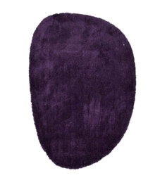 Cozy Handwoven High Pile Purple Rug