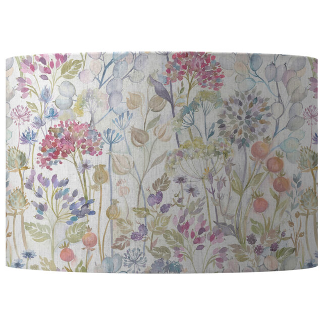 Cotton Round Lamp Shade in Pink