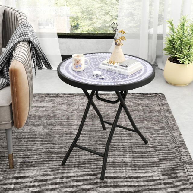 Folding Side Table Small Garden Table