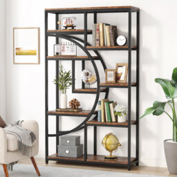 Alberico 174cm H x 95cm W Iron Bookcase