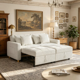 Borchert 2 Seater Fabric Sofa Bed
