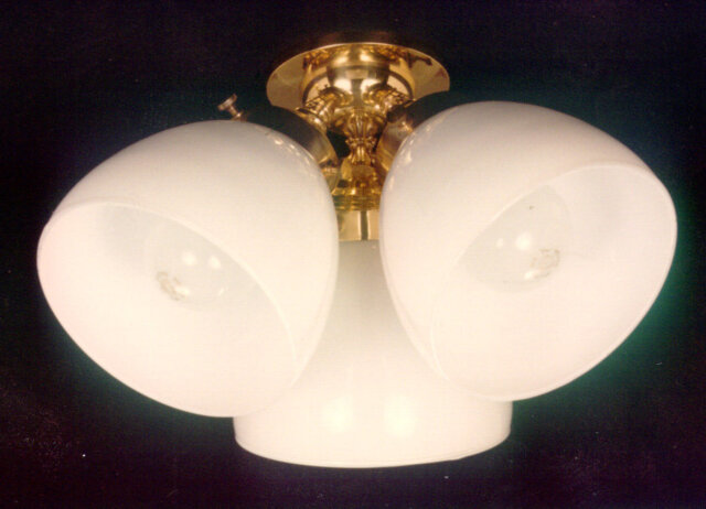 Sharell Glass Semi Flush Mount