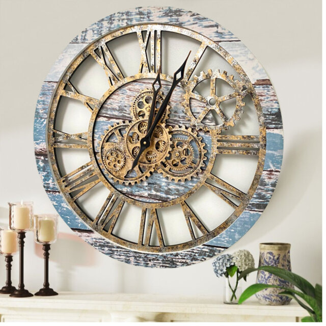 Solid Wood Wall Clock